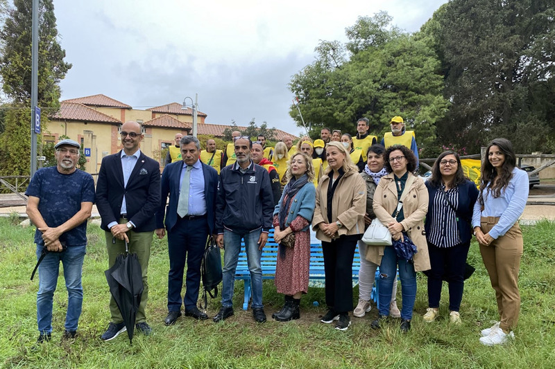 Una Panchina azzurra alla Cittadella della Salute