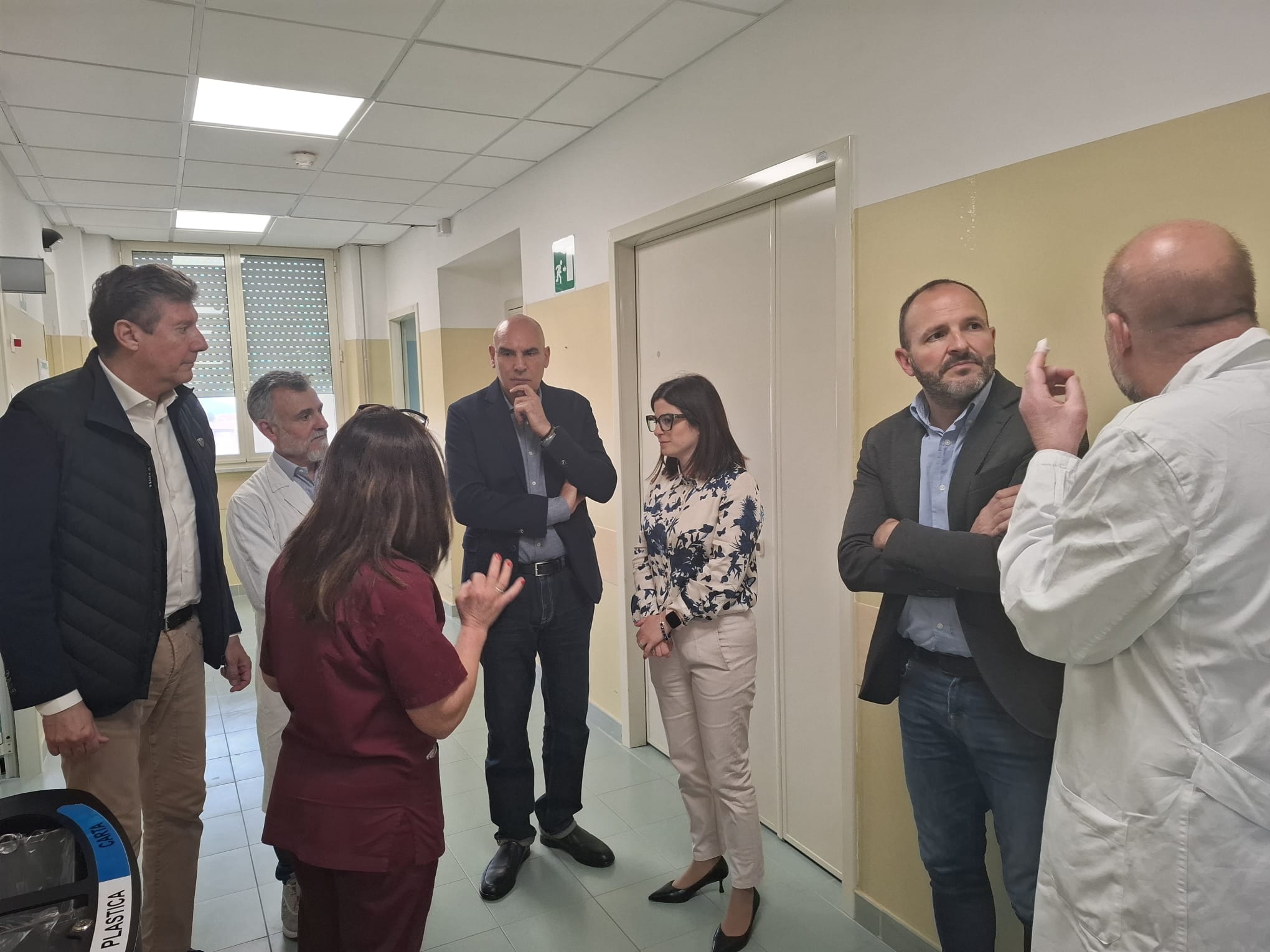 Visita all’ospedale di Isili per il neo commissario Atzori Visita all’ospedale di Isili per il neo commissario Atzori