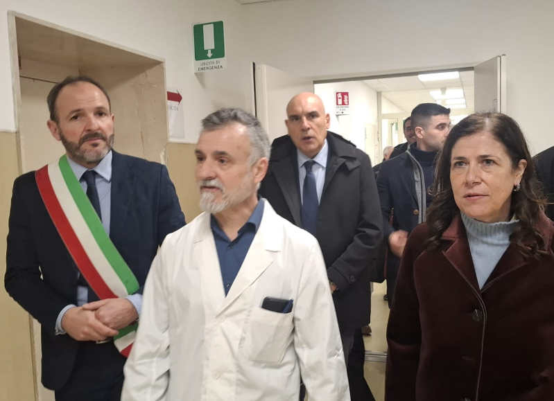 La Presidente Todde in visita all’ospedale di Isili