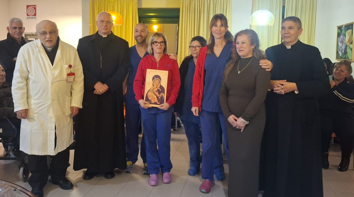 Baturi in vista all’Hospice per incontrare pazienti, familiari e operatori sanitari