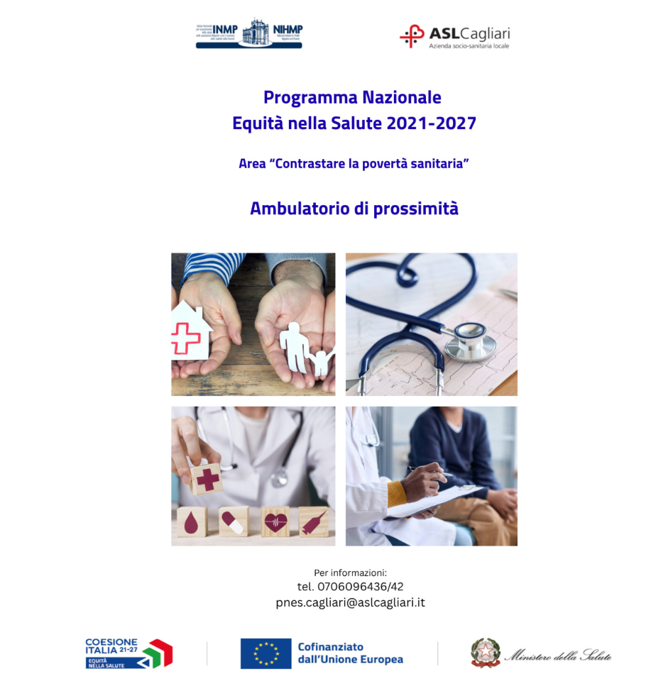 Inaugurazione dell’ambulatorio di prossimità del Centro di Salute di Sant’Elia: 28 maggio ore 10.30
